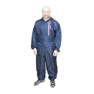 Комбинезон маляра с капюшоном, синий, размер XXL, ICAR IC-PO-XXL