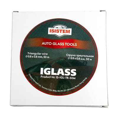 ISISTEM IGLASS Струна треугольная сечение 0,8мм х 0,8мм длина 50м IS-IGL-TR-50M